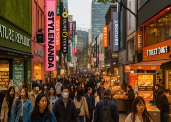 【2025 明洞商圈最新介紹】韓國首爾自由行購物天堂一次看懂｜美妝、街頭小吃、匯率換錢與交通全攻略