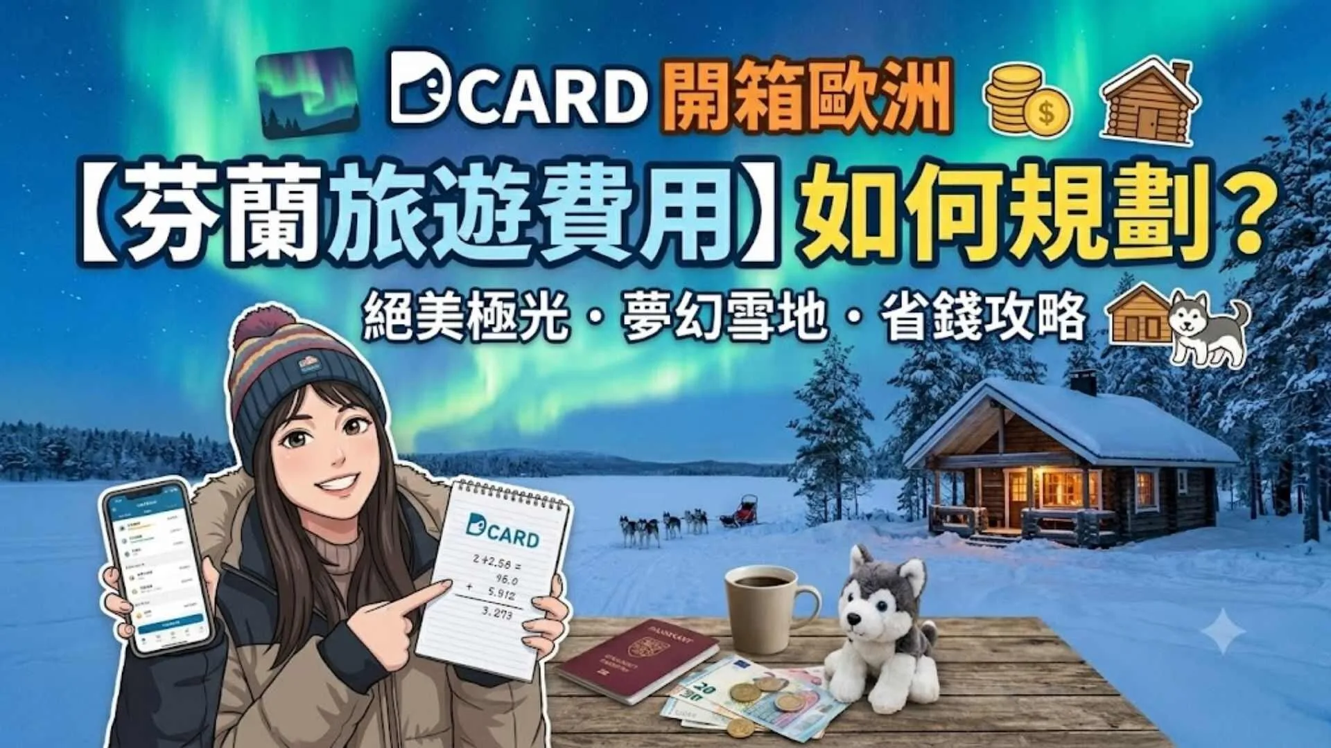 Dcard開箱歐洲【芬蘭旅遊費用】如何規劃？