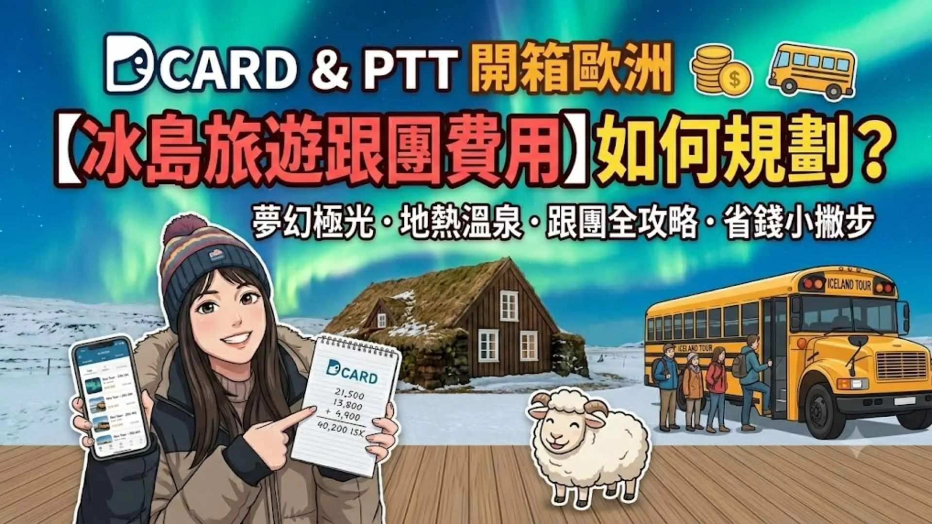 Dcard＆PTT開箱歐洲【冰島旅遊跟團費用】如何規劃？