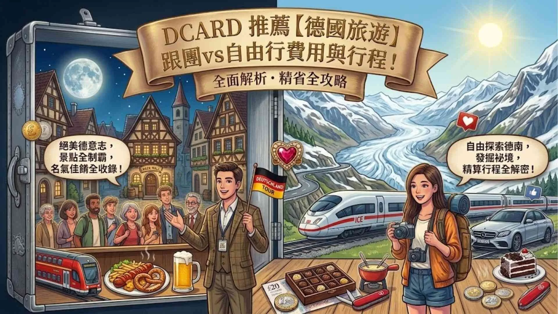 Dcard推薦【德國旅遊】跟團vs自由行費用與行程!